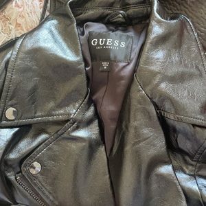 Guess leather moto jacket